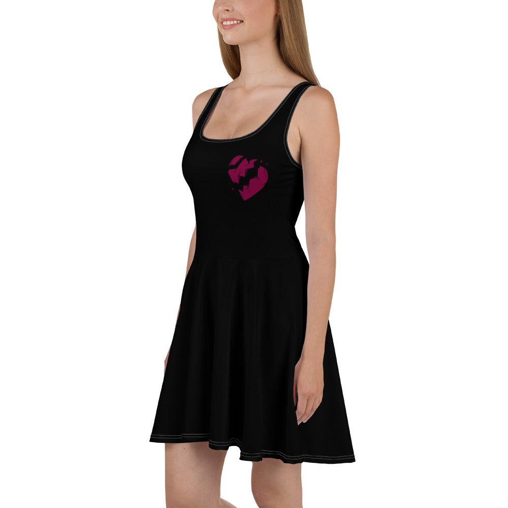 JaieBoo Black Skater Dress JaieBoo da HeartBreaker JaieBoo Black Skater Dress JaieBoo da HeartBreaker