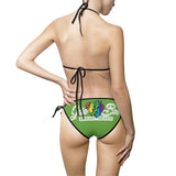 JaieBoo Green Women's Bikini Swimsuit (AOP)
